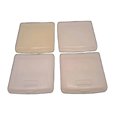 Lot of 4 Official Sega Brand Game Gear Clear Plastic Game Cases OEM - Image 1 of 3