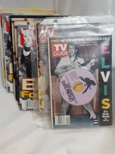 Posten 8 Vintage TV Guide Magazine 1997 (6) & 2005 (2) Elvis Presley - Bild 1 von 13