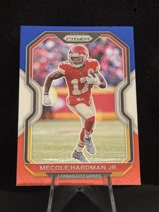 Panini Prizm Mecole Hardman Jr. #123 Chiefs Prizm 2020 rojo blanco y azul - Imagen 1 de 1