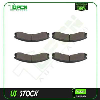 4X Front or Rear Ceramic Brake Pads For 2011-2016 Chevrolet Silverado 3500 HD - Image 1 of 4
