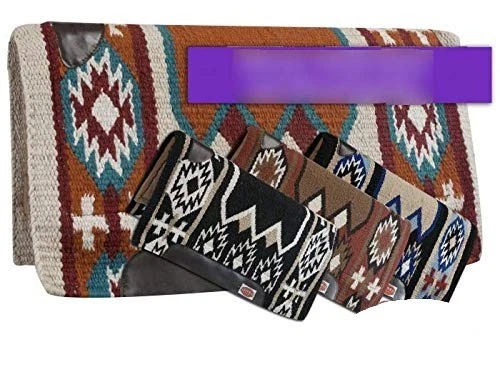 Showman 36" x 34" Cutter Saddle Pad w/ Memory Felt Bottom & Navajo Design - Image 1 of 1