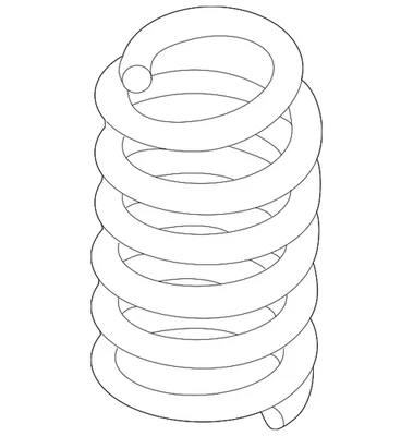 Genuine Ford 2011-2013 Ford Explorer - Coil Spring BB5Z-5560-E - Image 1 of 3