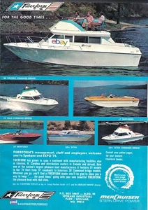 FIBERFORM SPORTBOOTE MERCRUISER FOR THE GOOD TIME 1974 SPEICHENANZEIGE - Bild 1 von 1