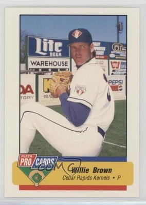 1994 Fleer ProCards Midwest League All-Star Game Willie Brown #MDW-35 - Image 1 of 2