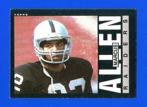 1985 Topps Football #282 Marcus Allen NRMINT HOF LOS ANGELES RAIDERS (SB2) - Bild 1 von 2