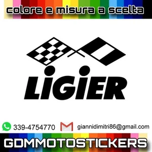 Adesivo PRESPAZIATO REPLICA LIGIER - Foto 1 di 19