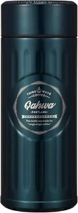 QAHWA Bottiglia Caffè 420ml Bevanda Diretta Bottiglia Acciaio Inox Blu Sottovuoto Giappone - Foto 1 di 12