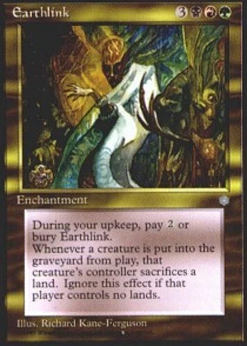 Earthlink ~ Moderately Played Ice Age MTG Magic UltimateMTG Multi-Color Card - Image 1 of 1