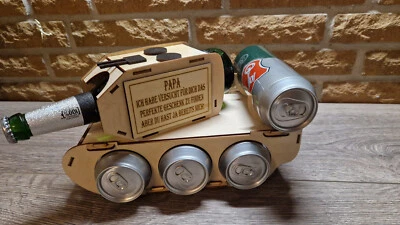 MARKENLOS Bierpanzer Panzer Geschenk Geburtstag Papa Vater Freund mit Wunschgravur NEU