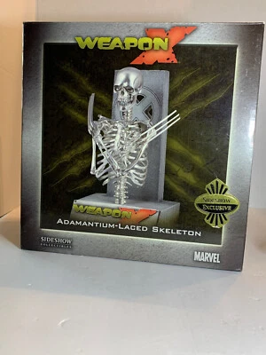 Estatua exclusiva Sideshow Marvel Weapon X Adamantium-Laced Skeleton Sideshow Foto 1 de 4