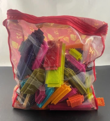 Bristle Building Blocks Toys 69-PC Creative Play Toddler Assorted Shapes & Color - Image 1 of 4