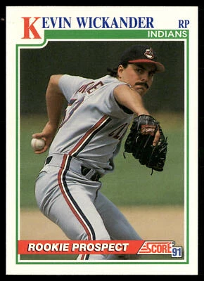 1991 Score #355 Kevin Wickander - Image 1 of 2