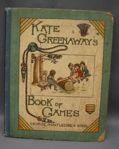 Kate Greenaway's Book of Games (1889) first edition good condition rare - Bild 1 von 16