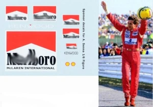 1/6 Decals per AYRTON SENNA FIGURE 1993 JAPAN TBD13 - Bild 1 von 1
