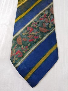 Roccobarocco 100% Silk Tie Cravatta Necktie Italy Vintage Classic - Picture 1 of 5