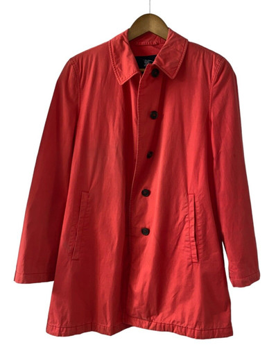 Giacca a scacchi Nova rossa Burberry London taglia piccola media con COA