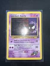 Sabrina’s Gastly Pokémon Card  #96 first edition
