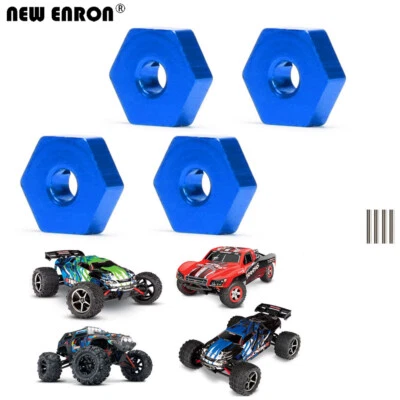 Aluminum 12mm Wheel Hex Hubs 7154X For RC Car Traxxas 1/16 REVO VXL SUMMIT SLASH - Image 1 of 4