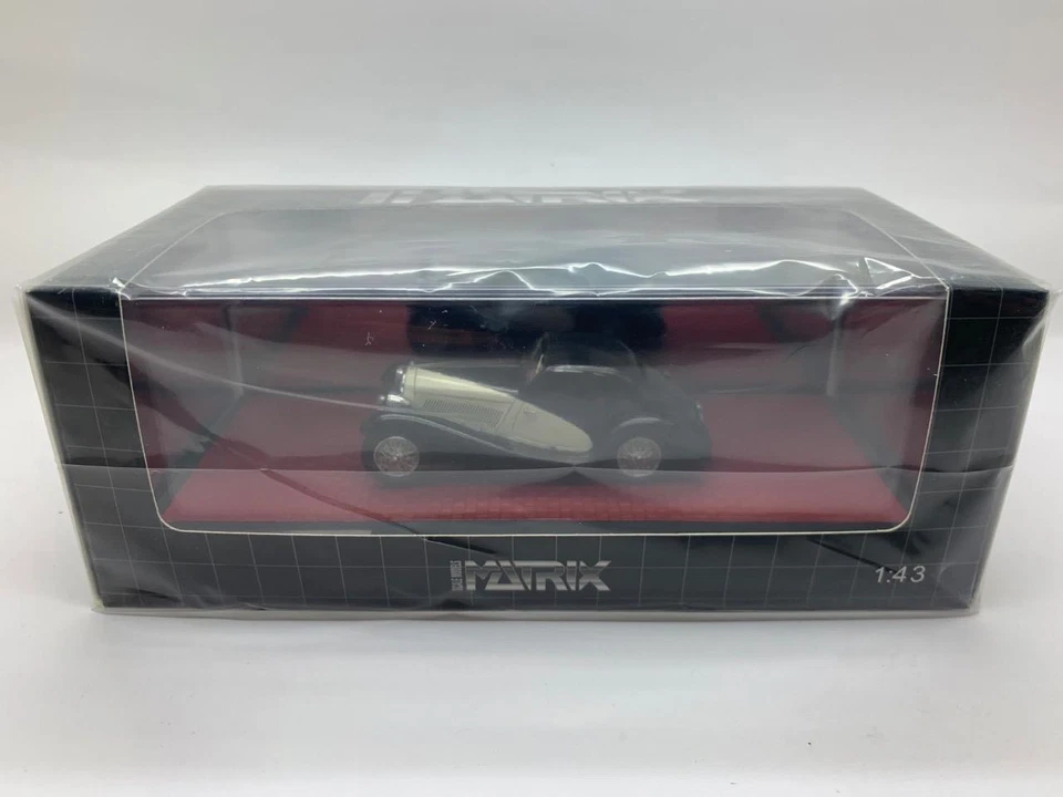 MATRIX ALFA ROMEO 6C 1750 GS FIGONI COUPE 1933 NERO BIANCO MX40102-091 - Immagine 1 di 1