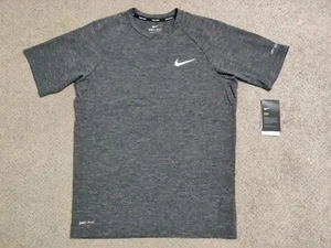Nike Swim Essential Hydroguard Short Sleeve Shirt Marbled Gray Men's Size S - Picture 1 of 11