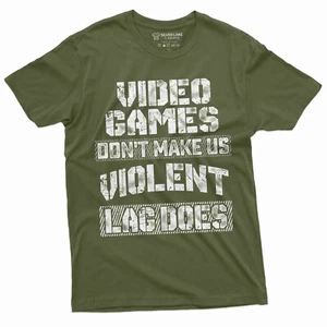 Divertida Videojuegos Jugador Camiseta Consola PC Juegos Camisas Divertidas LAG Camiseta de Cumpleaños - Imagen 1 de 8