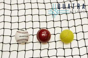 Black Cricket Net / Sports Barrier Netting 15m x 3.6m : Ball Stop Net - Picture 1 of 4