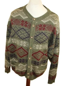 ISAR TRACHTEN 100% WOLLE STRICK TIROLER ZOPF WALK JACKE FASCHING ca Gr 54 - Bild 1 von 5