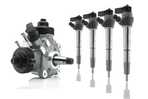 KIT 4-INIETTORI 0445110369 + Pompa 0445010507-529 BOSCH CP4 AUDI VW SEAT  2.0TDI - Foto 1 di 2