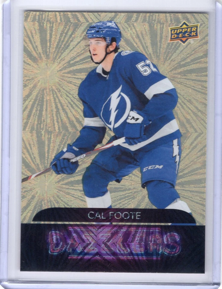 CAL FOOTE 2020-21 Upper Deck Extended Series DAZZLERS ORANGE ROOKIE #DZ-138 - Image 1 of 1