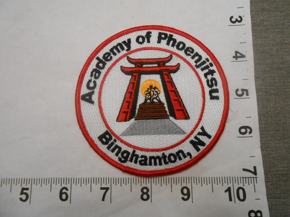Academy of Phoenjitsu Binghamton, NY  Embroidered Martial Arts Patch   free s&h - Image 1 of 1