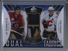 2009-10 SP Game Used Edition Gold /25 Jay Bouwmeester Dion Phaneuf #AF2-JD