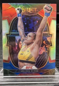 Holograma Select 2023 rojo blanco y azul #78 Amanda Nunes casi nuevo - Imagen 1 de 2