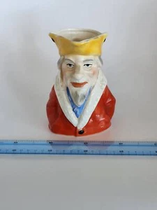Medieval person shaped toby mug sharp nose goatee porcelain pre-owned - Picture 1 of 8