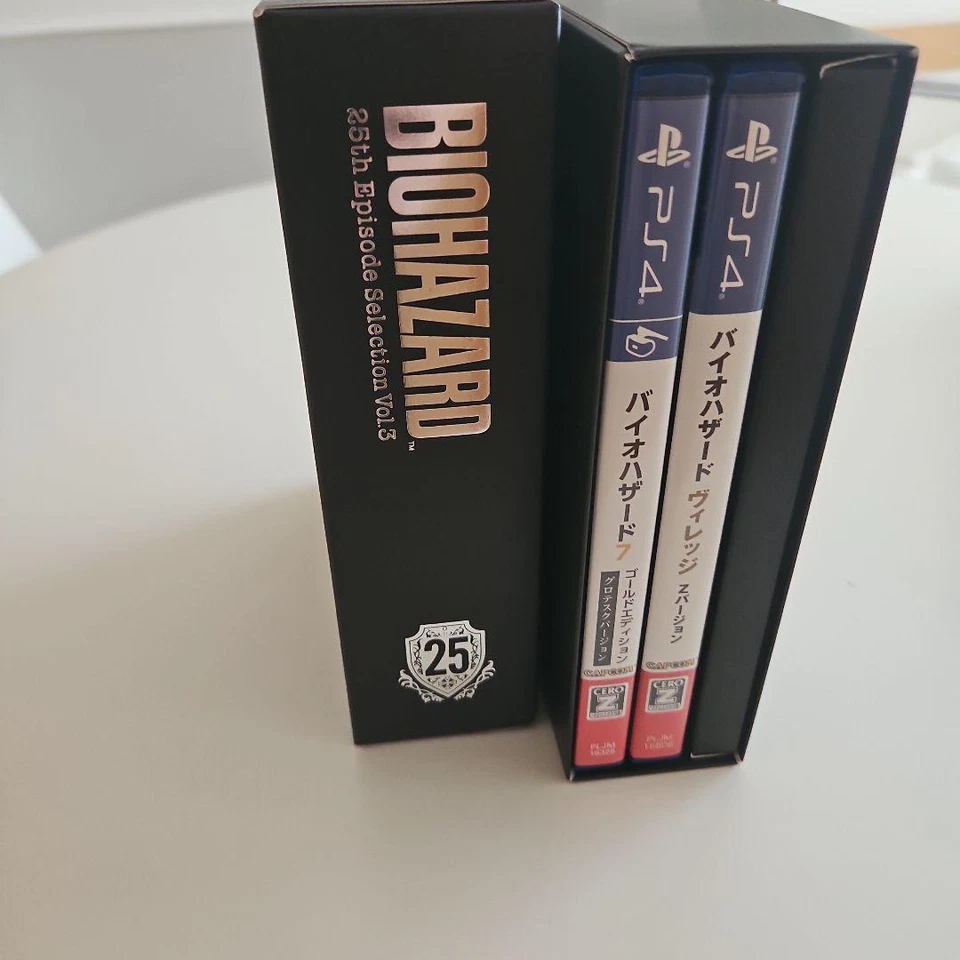 Resident Evil 25th Episode Selection Vol.3 PS4 Used Japan Biohazard RE7 RE8 Rev2 - Image 1 of 2