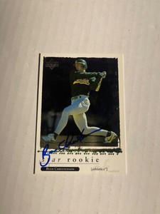 Oakland Athletics RYAN CHRISTENSON Signed Card