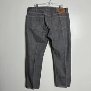 Jeans vintage Levis 501 XX uomo grigio denim uomo 42/32 (30 cuciture interne) - Foto 1 di 10