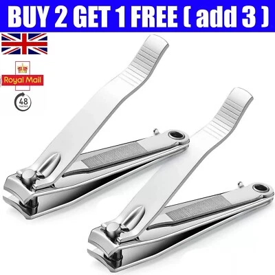 COMET Toe Nail Clippers Cutters Large Heavy Duty Trimmer Nipper Finger Effortless