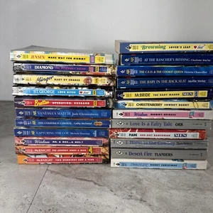 Lot Of 23 Harlequin American Romance Novels Muriel Jensen Pamela Browning Etc - Picture 1 of 7