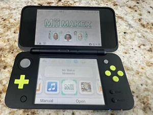 ‘New’ Nintendo 2DS XL Black + Lime Console - USED - Picture 1 of 3