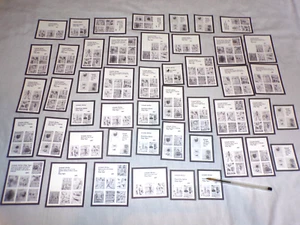 Miniature Dollhouse Print Lot DaVinci Medical Human Body Skeleton DR Halloween - Picture 1 of 12