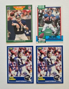 Phil Simms vintage Score, Topps, ProSet football cards - (4) card lot HOF - Bild 1 von 4