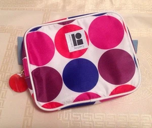 Estee Lauder LISA PERRY Borsa per Trucco Cosmetico, Multicolore CERCHI/PUNTI - Foto 1 di 8