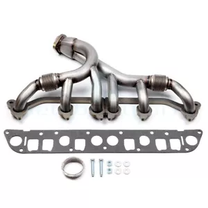 Exhaust Manifold & Gasket Kit for Wrangler Grand Cherokee 4.0L Stainless Steel - Picture 1 of 4