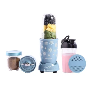 Wonderchef Nutri-blend 500W Juicer Mixer Grinder | 2 Unbreakable Jars | Blue| - Picture 1 of 7