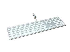 Apple slim USB Wired Keyboard A1243 MB110LL/A Aluminum standard Full Size - Picture 1 of 4