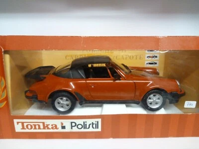 POLISTIL 1/16 1/18 PORSCHE 911 TURBO CABRIOLET SOFT TOP BOX - Immagine 1 di 4