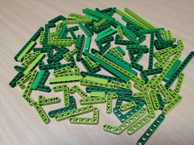 LEGO TECHNIC Konvolut Liftarme grün / Lochstangen Technik Sammlung - Bild 1 von 4