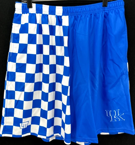 NEW Kentucky Wildcats LoudMouth Blue Argyle Elastic Athletic Shorts Mens XL Cover