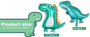 4 XL Dinosaur birthday Party balloon Super Shape Foil Balloon Party Balloons New - Picture 1 of 14
