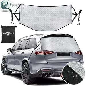 Car SUV Rear Windshield Cover Winter Snow Ice Rain Frost Guard Sun Shade Outdoor - Picture 1 of 7